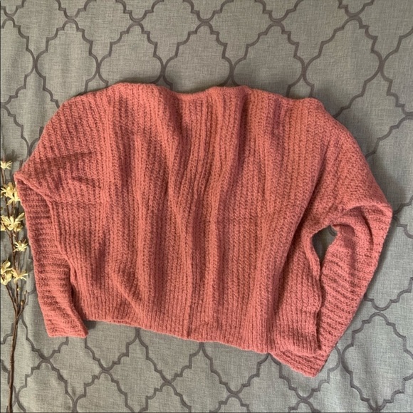 NWT-Free People Boho Yummy Moonbeam Alpaca V-Neck Sweater- Prairie Pink
Size S - Picture 8 of 13